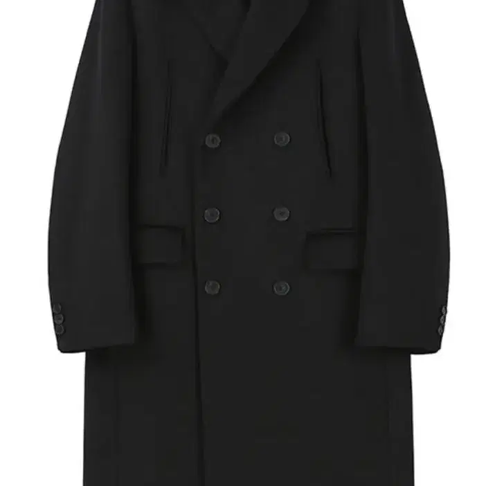 Curve Semi-Oversized Double-Pocket Coat_