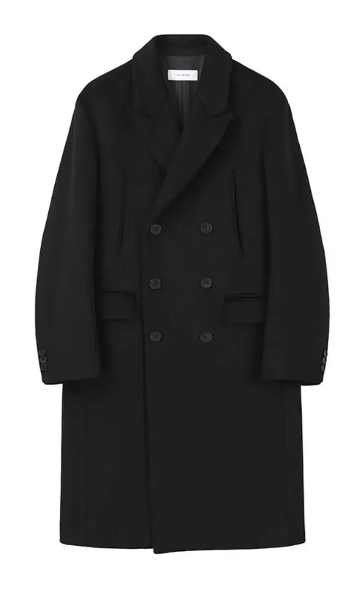 Curve Semi-Oversized Double-Pocket Coat_