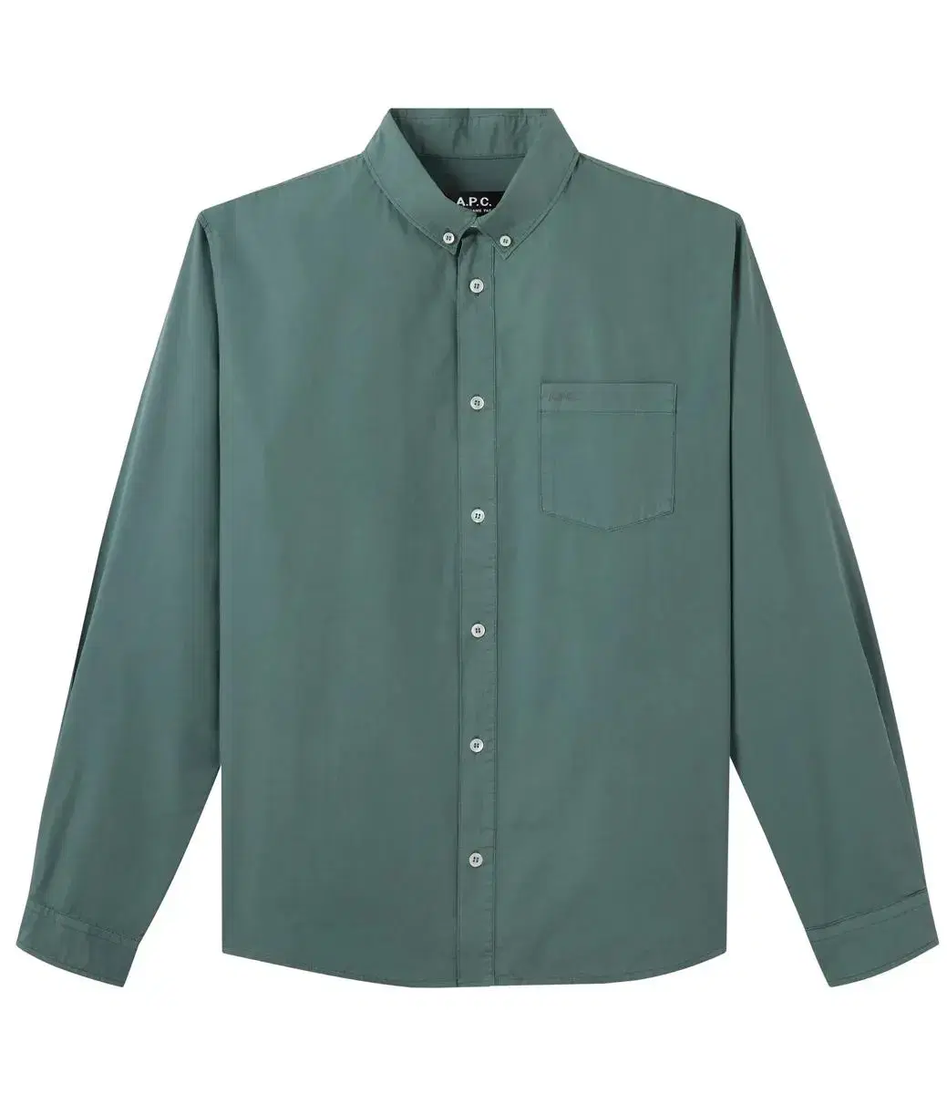 A.P.C 아페쎄 셔츠 muted green L사이즈