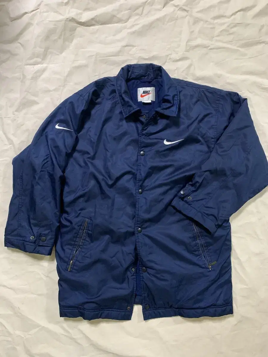 Nike 90s Old School Coach Jacket Jumper Quilted Vintage