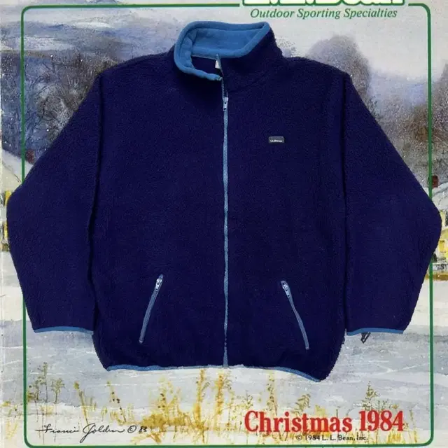 L.L.BEAN 80's fleece jacket