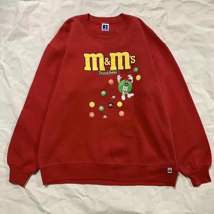 90s 러셀 애슬레틱 M&M 스웻 셔츠 맨투맨 Made in USA