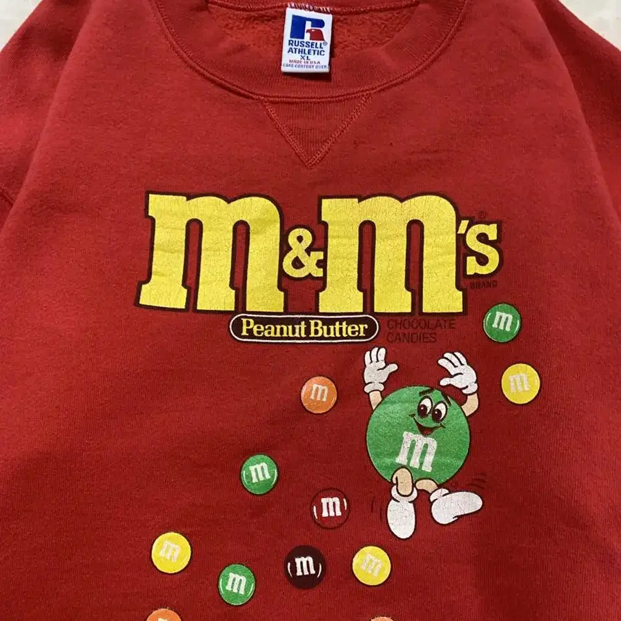 90s 러셀 애슬레틱 M&M 스웻 셔츠 맨투맨 Made in USA