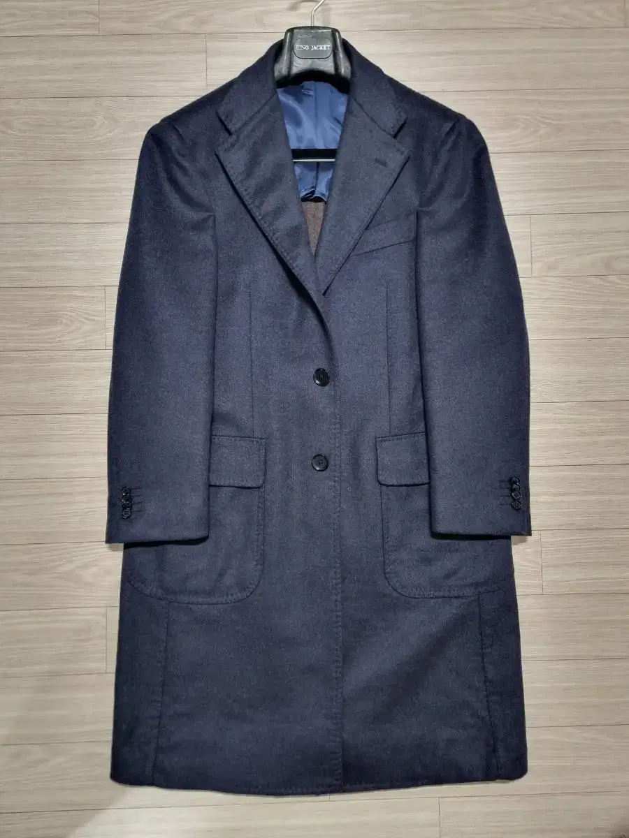 Ring jacket BlackLabel Piacenza Navy double-breasted single-breasted polo coat