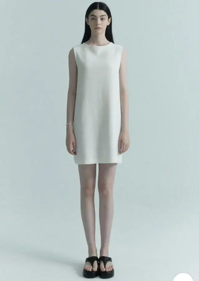 31 JACQUARD MINI DRESS (WHITE) (새상품)