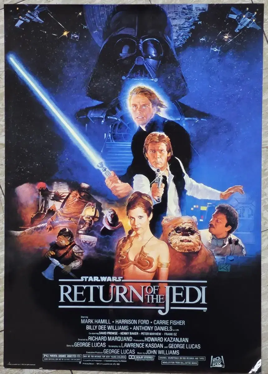 Poster for the movie Star Wars Return of the Jedi