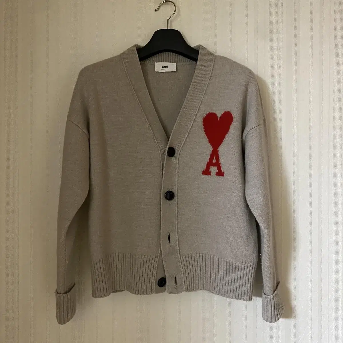 [Over S] Army Big Logo Cardigan