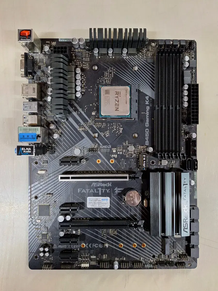 Motherboard+CPU Ezraq B450 Gaming+Ryzen3 3200G