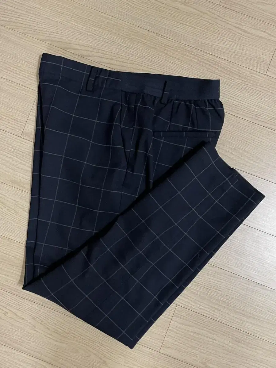 Uniqlo Check Pants (navy)