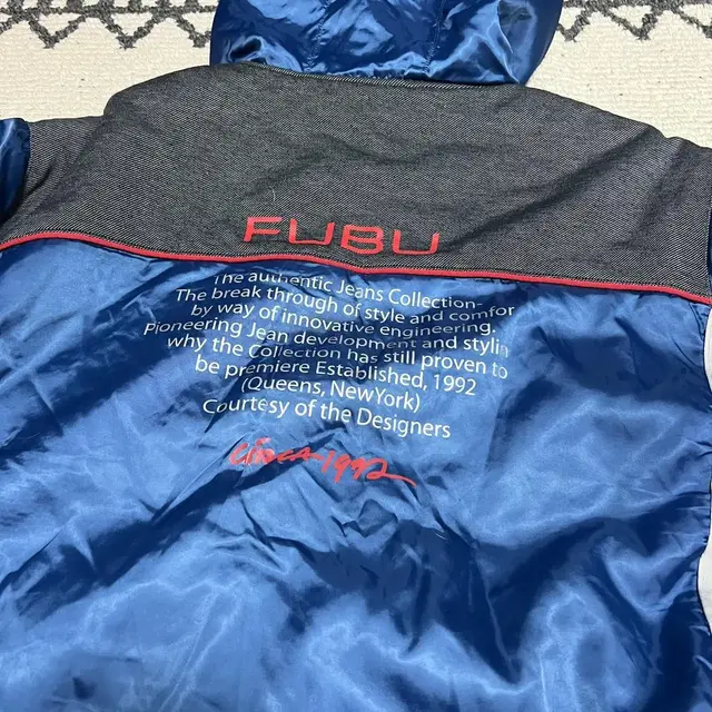 FUBU 후부 올드스쿨 집업 후디 경량 패딩