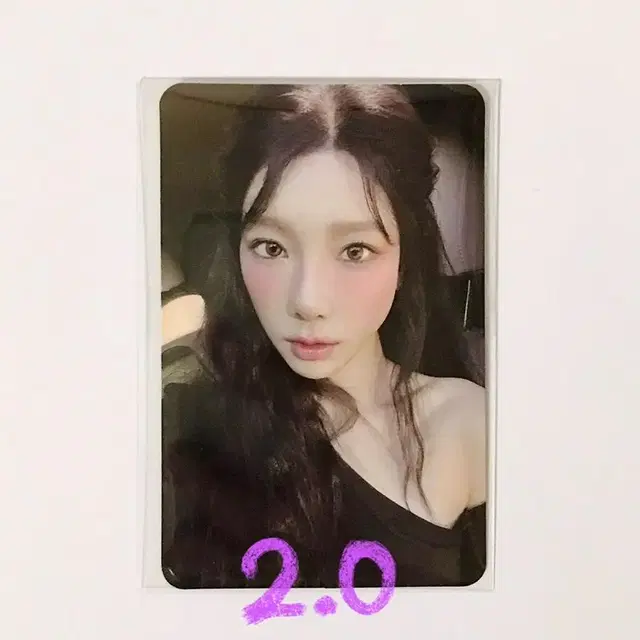 태연 To.x 투엑스 슴스토어 포카 미개봉