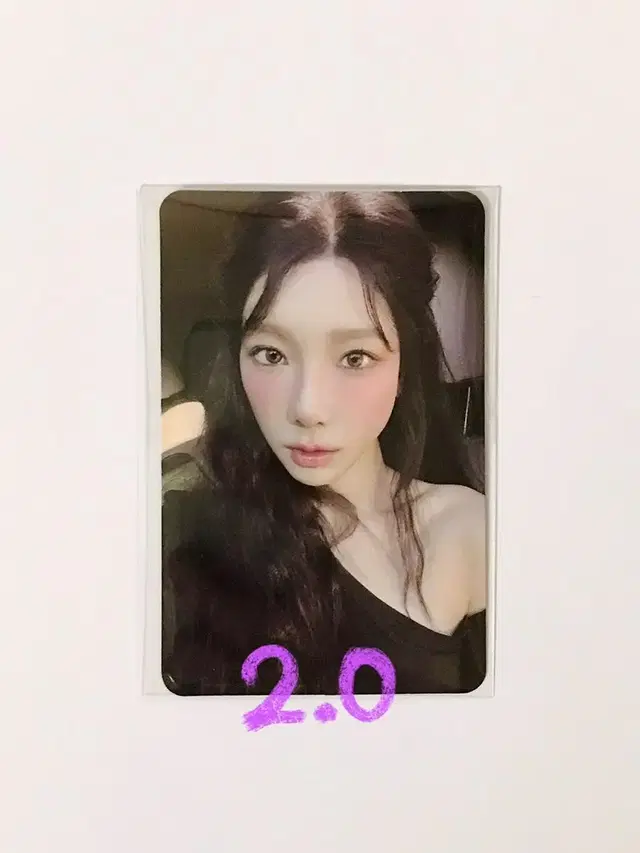 태연 To.x 투엑스 슴스토어 포카 미개봉