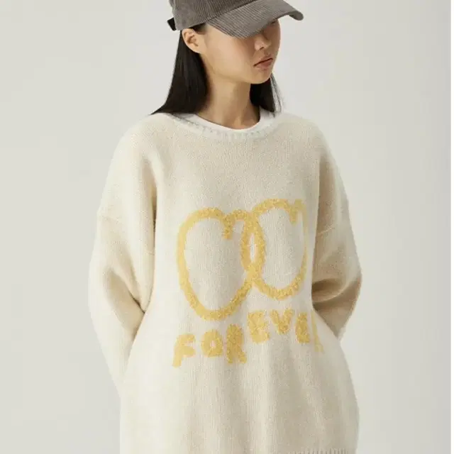 니트/오울(ooowl) WOOL PULLOVER FOREVER IVORY