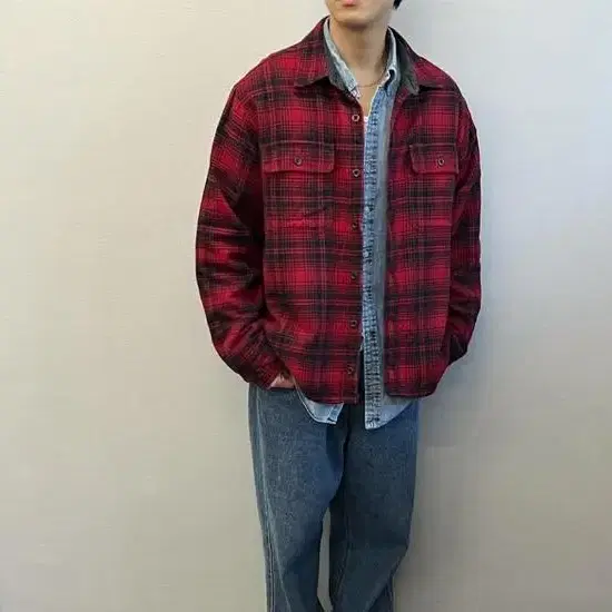 L.L.bean 체크 셔츠