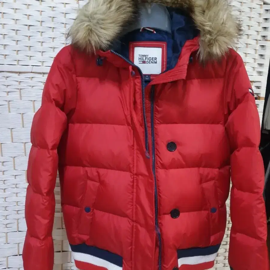 (1056) TOMMY HILFIGER 타미힐피거 다운 숏패딩 M