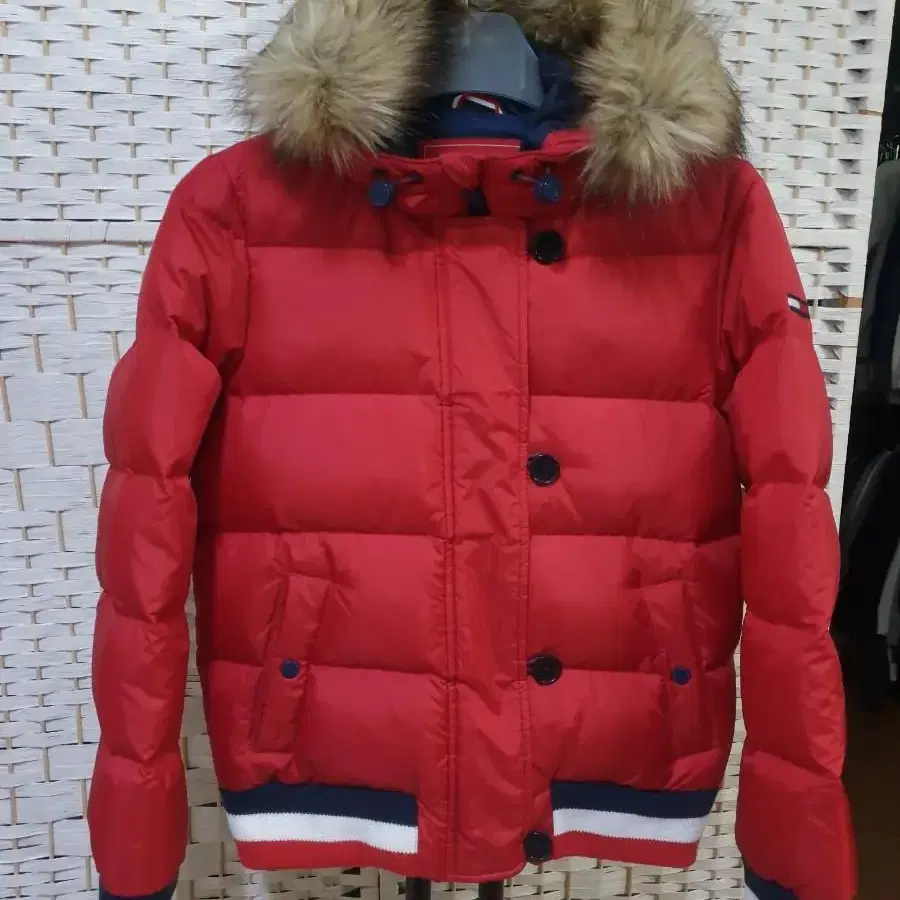 (1056) TOMMY HILFIGER 타미힐피거 다운 숏패딩 M