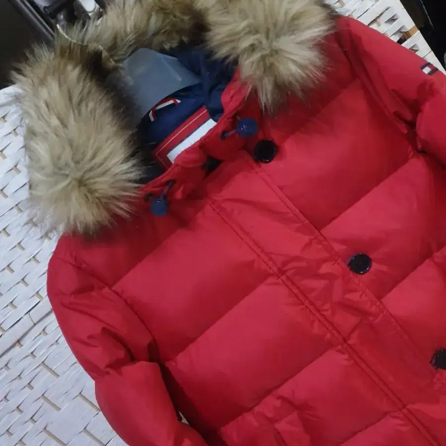 (1056) TOMMY HILFIGER 타미힐피거 다운 숏패딩 M