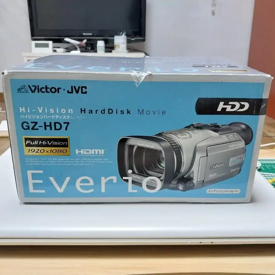 jvc 3ccd 하드식 캠코더 팝니다