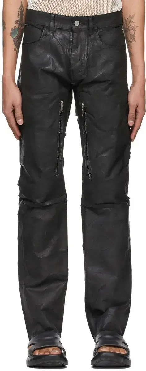 Givenchy Crackle Coated Jeans Black size 34