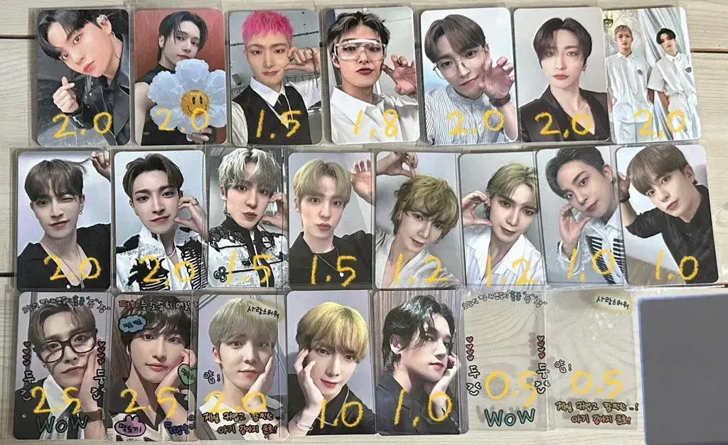 ateez photocard hongjoong seonghwa yunho yeosang mingi wooyoung jongho ld broadcast md