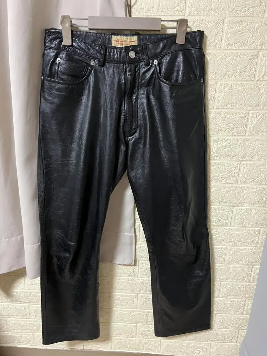 Vintage Real Leather Pants