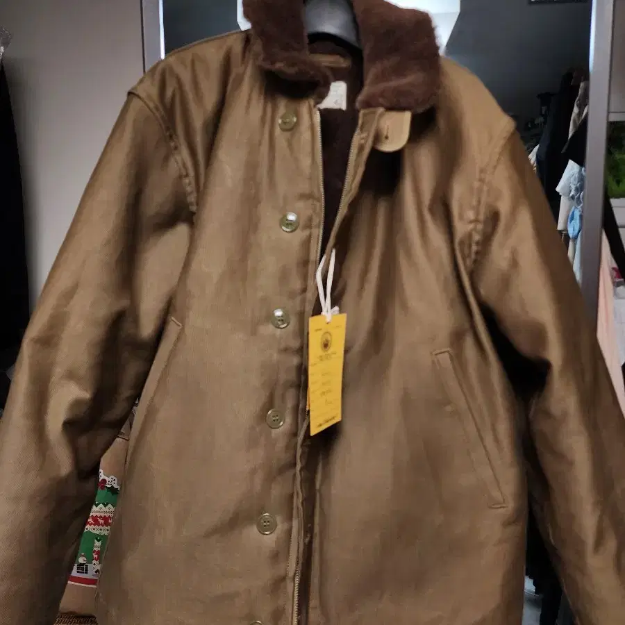 FREEWHEELERS & CO. N-1 size42 新品 Freewheelers N1 Deckjacket 42 New #프리휠러스덱자켓 on Bunjang