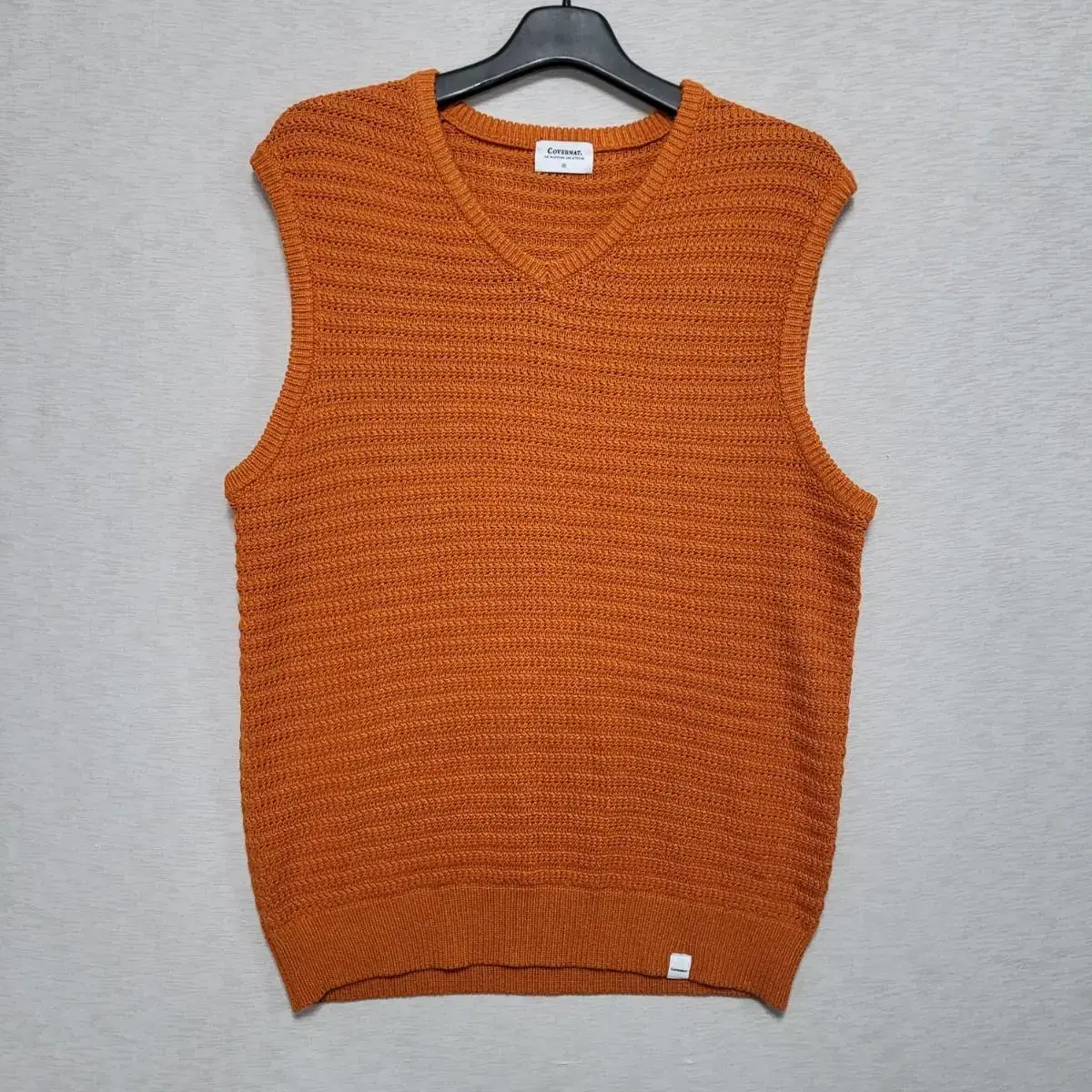 Coverall V-neck knit vest Unisex100ㅡ0909