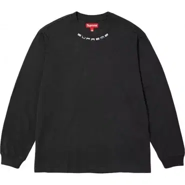 S,M,L,XL,2XL슈프림 칼라 로고 롱스리브 탑FW23 슈프림긴팔