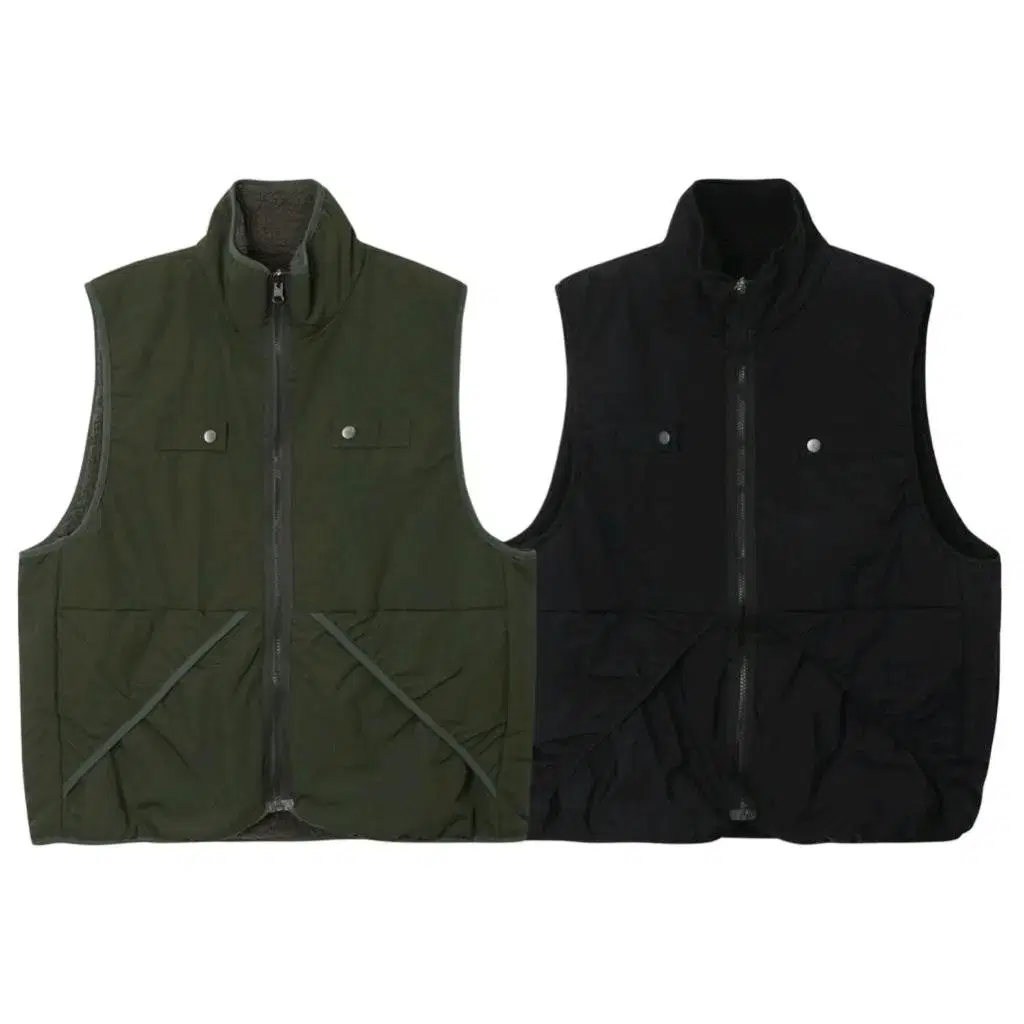 Free shipping double sided reversible fleece back zipper men's vest men's vest men's padded vest