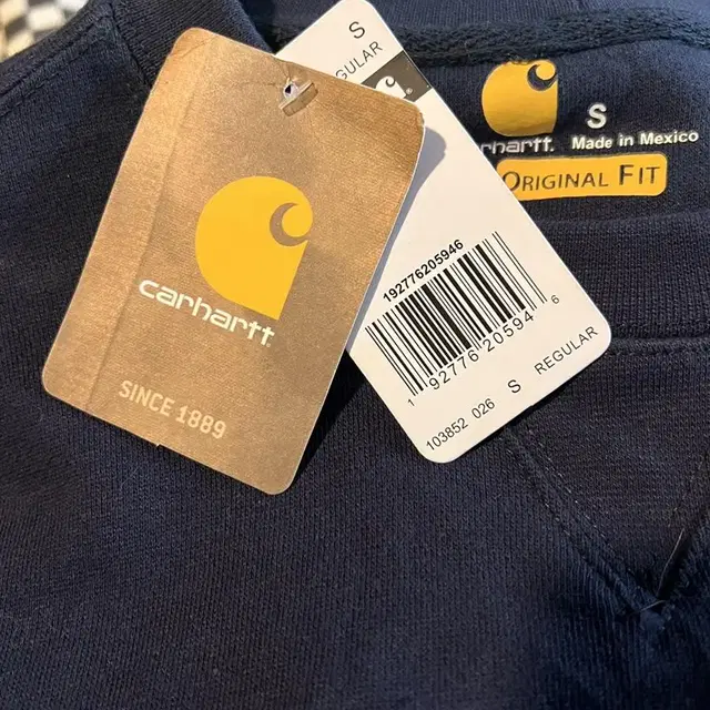 [Size외국S] CARHARTT 기모 맨투맨