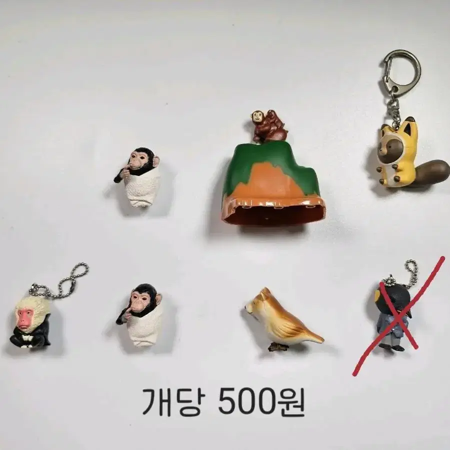 각종 동물 가챠 피규어 모음 (500원~