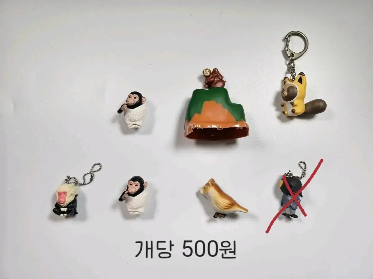 각종 동물 가챠 피규어 모음 (500원~