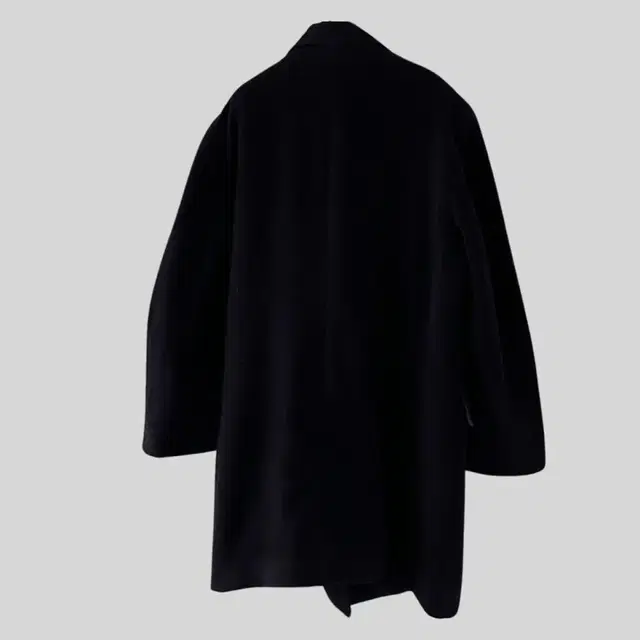 < (BURBERRY)deep purple wool single coat