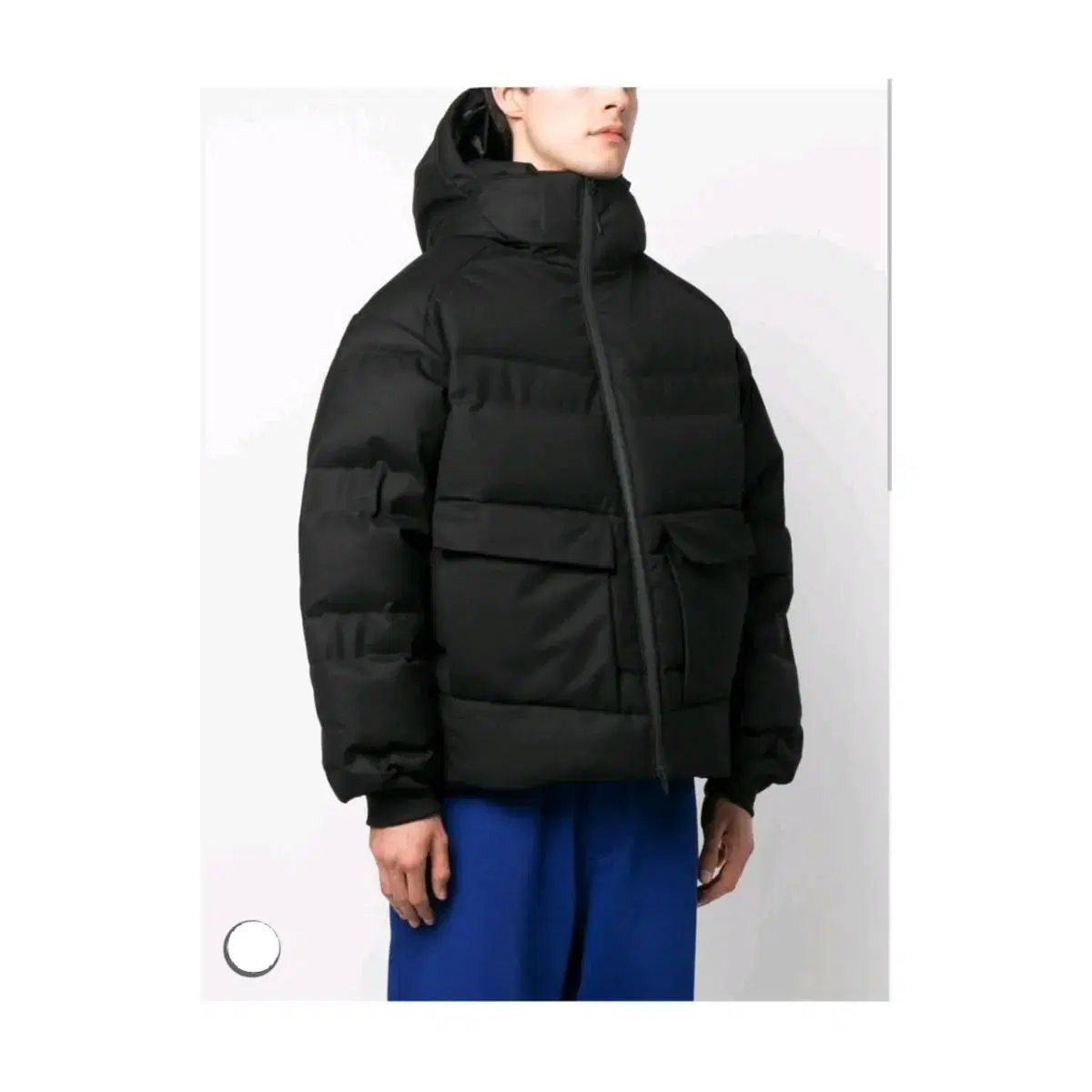 Y-3 클래식 퍼피 다운 울 자켓 M size(105) 검정 팝니다.