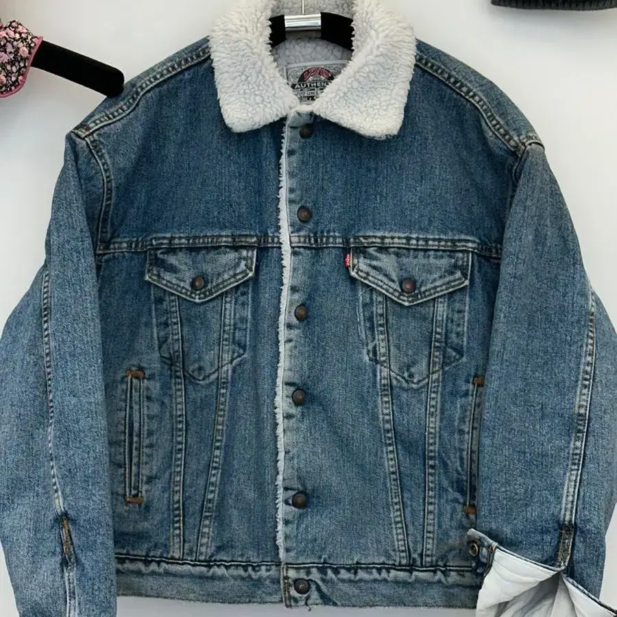 1990's Levis Denim Sherpa Jacket