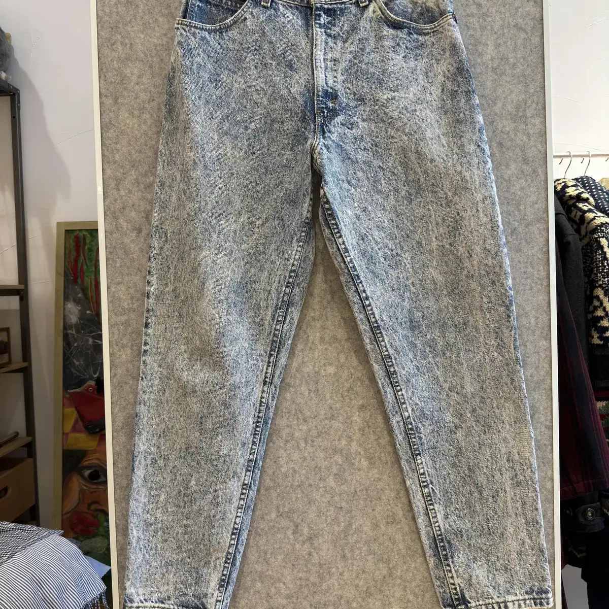 [MADE IN USA] 리바이스 550 ACID WASH 데님 팬츠