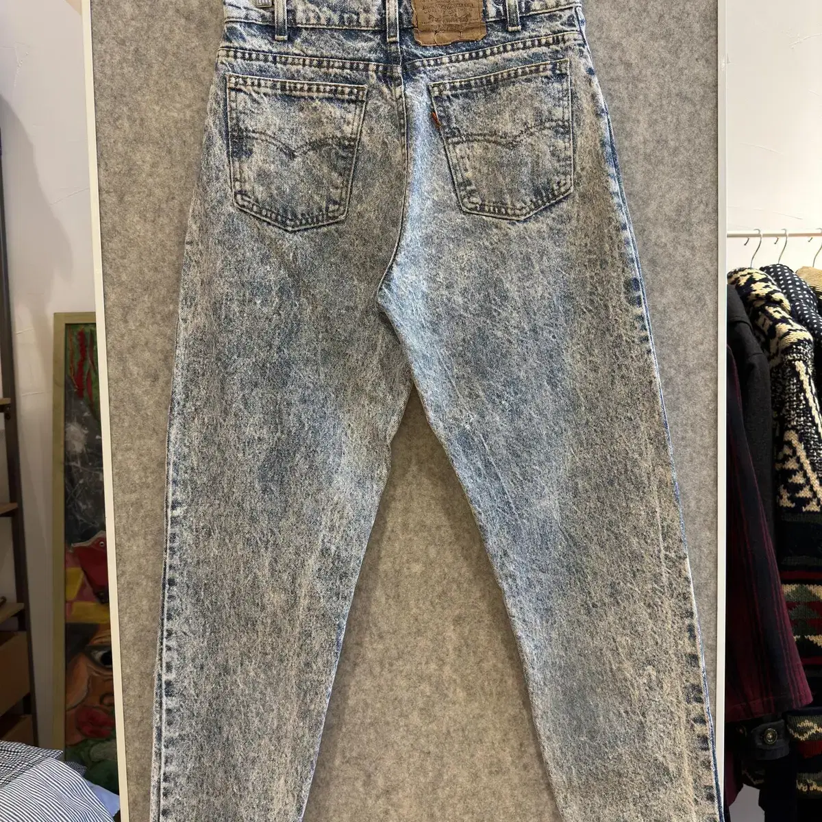 [MADE IN USA] 리바이스 550 ACID WASH 데님 팬츠