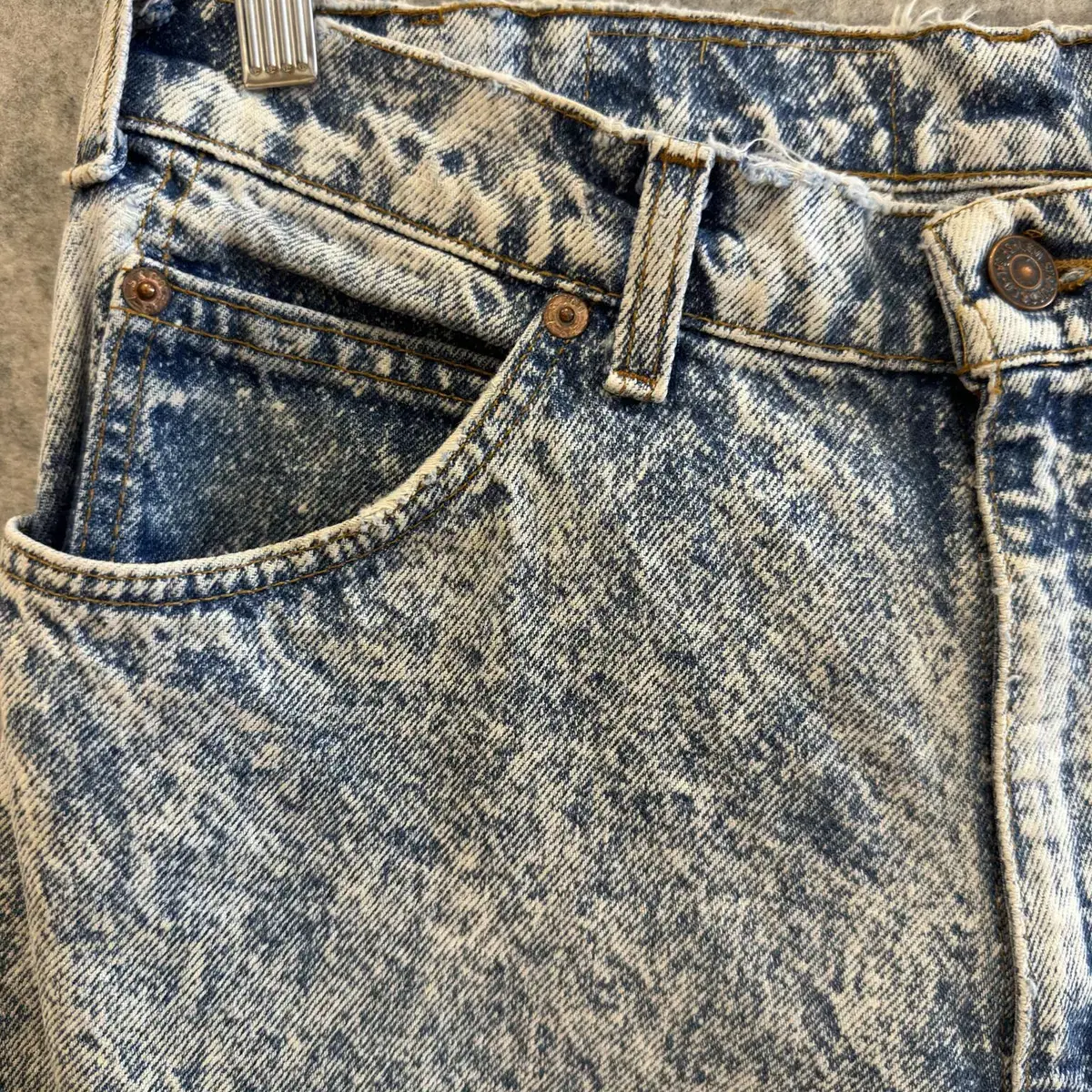 [MADE IN USA] 리바이스 550 ACID WASH 데님 팬츠