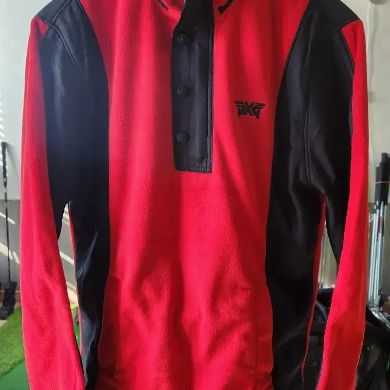 (초특가)PXG 남성 ZIP FLEECE FULLOVER RED