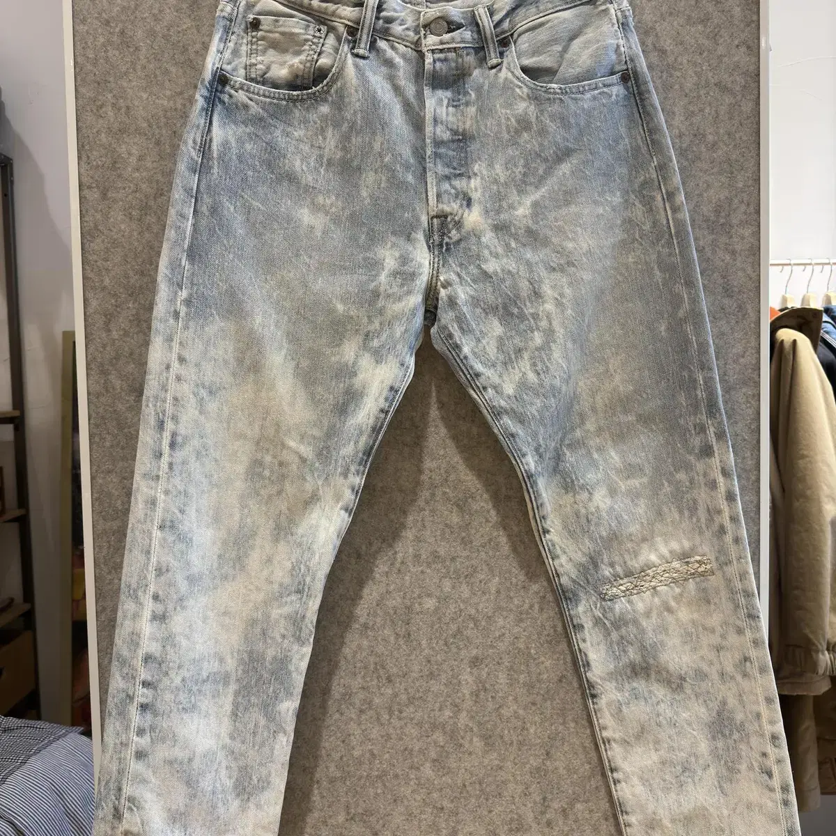 리바이스 501 CT ACID WASH 데님 팬츠