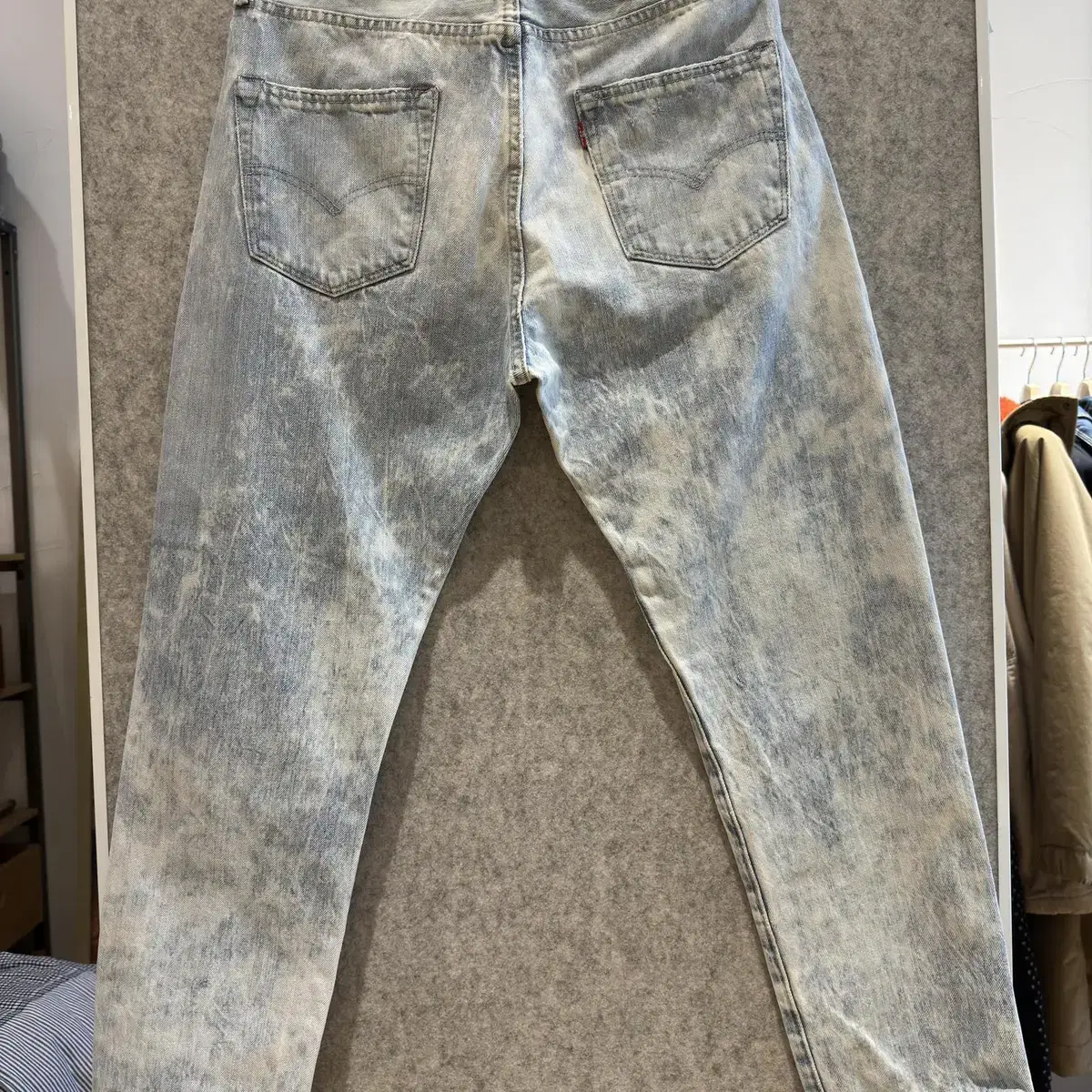 리바이스 501 CT ACID WASH 데님 팬츠