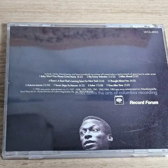 MilesDavis-The Arts Of Columbia Recor cd