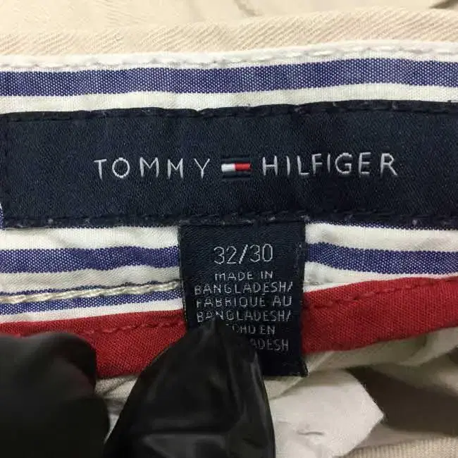 Z1822 타미힐피거 베이직 일자핏 면바지 (32인치) TOMMY