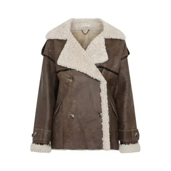 THE MANNEI 더마네이 JORDAN SHORT BROWN COAT