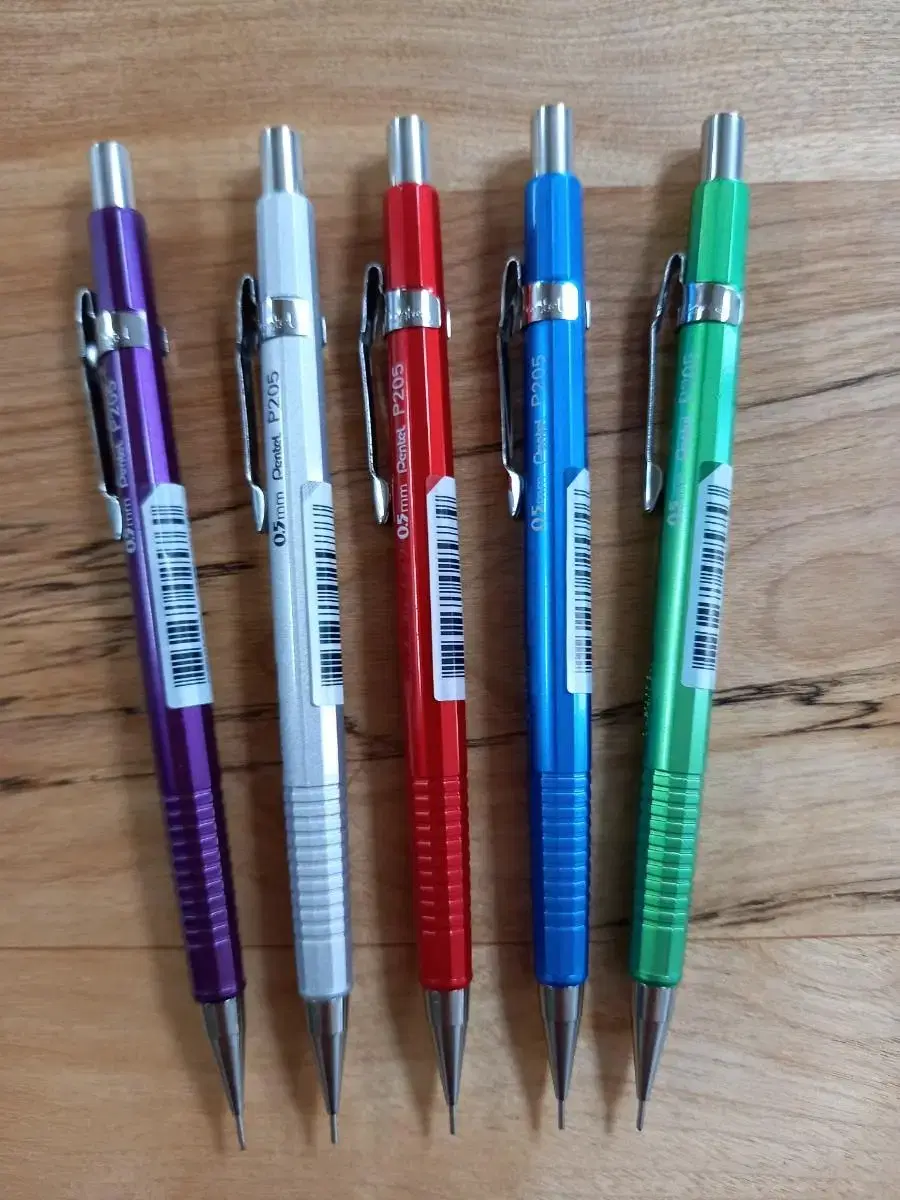 (5 pens in bulk) Pentel P205 Metallic Limited Edition