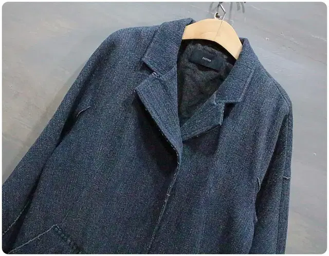 [S] SYSTEM Wool Blend Knit Coat