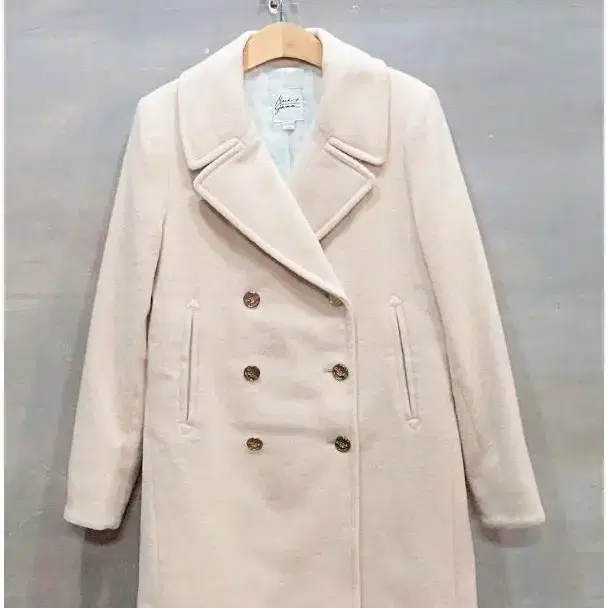 [S] Badgley Mischka Wool Pea Coat