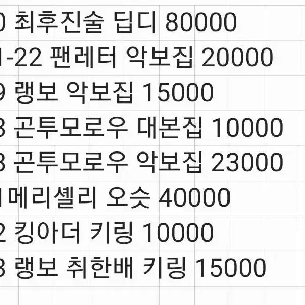 연뮤 뮤지컬 MD 양도