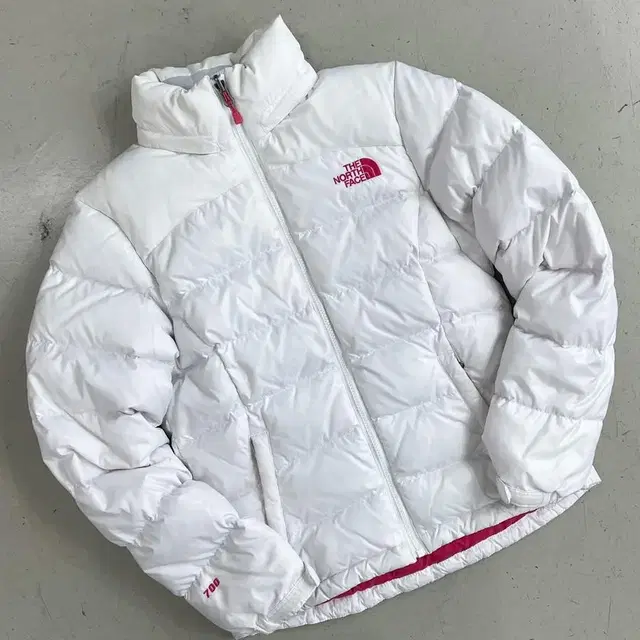 North face 노스페이스 화이트 핑크 패딩