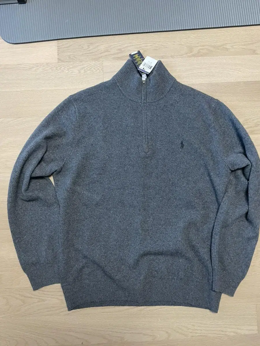 Polo Ralph Lauren Wool and Cashmere Half-Zip Up Knit